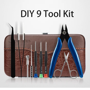 Qheating New V3 DIY Vape Tool Kit 9 Kinds Different Useful Vape Tool Kit Electronic Cigarette DIY Tool Kit
Qheating New V3 DIY Vape Tool Kit 9 Kinds Different Useful Vape Tool Kit Electronic Cigarette DIY Tool Kit