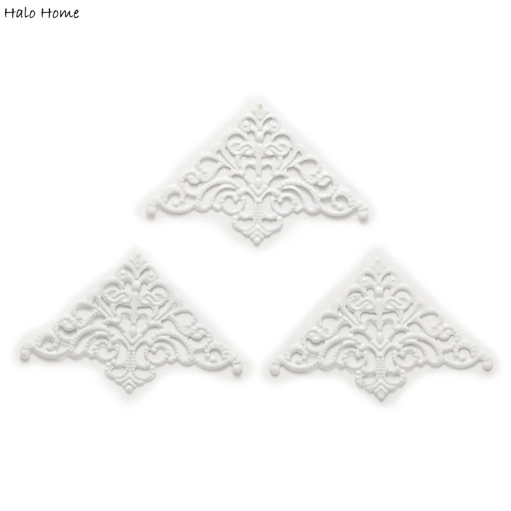 25 Piece Plating White Carved Book Scrapbooking Decorative Collar Corner Albums Folders Box Bags 50x32mm
25 Piece Plating White Carved Book Scrapbooking Decorative Collar Corner Albums Folders Box Bags 50x32mm