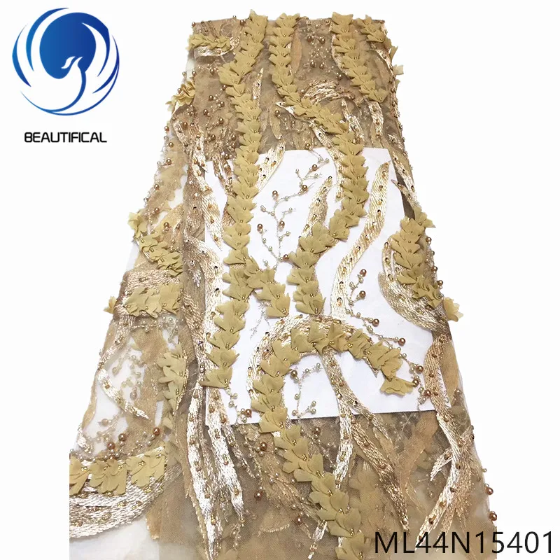 Beautifical 3d french lace fabric rhinestones and beads tulle lace fabric for dress High quality nigerian lace fabric ML44N154
Beautifical 3d french lace fabric rhinestones and beads tulle lace fabric for dress High quality nigerian lace fabric ML44N154