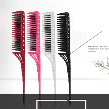 Rat Tail 3-Row Teeth Brush Hairdressing Teasing Anti Static Hair Comb Gift Tool Heat Resistance Backcombing Styling Detangling
Rat Tail 3-Row Teeth Brush Hairdressing Teasing Anti Static Hair Comb Gift Tool Heat Resistance Backcombing Styling Detangling