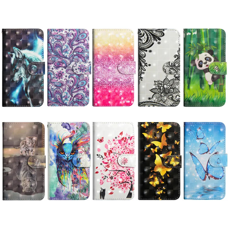 Luxury Painting Flip Phone Case For Doogee X5 Max Pro PU Leather + Silicon Wallet Cover For Doogee X5 Max /X5 Max Pro Case Coque