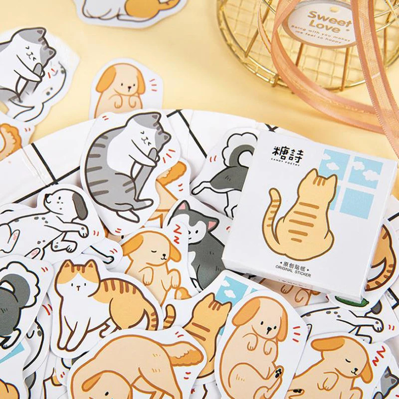 45 Pcs/pack Cartoon Mini Friends Cat Dog Daily Life Paper Decorative Stickers Scrapbooking Album Photo Label Sticker Stationery
45 Pcs/pack Cartoon Mini Friends Cat Dog Daily Life Paper Decorative Stickers Scrapbooking Album Photo Label Sticker Stationery