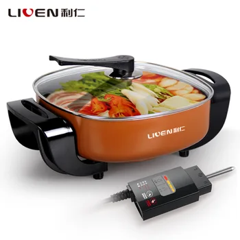 Korean Fashion Multi-function Stainless Steel Electric Skillet Electric Hot Pot Non-stick Pan 3-speed Temperature Adjustment
Korean Fashion Multi-function Stainless Steel Electric Skillet Electric Hot Pot Non-stick Pan 3-speed Temperature Adjustment