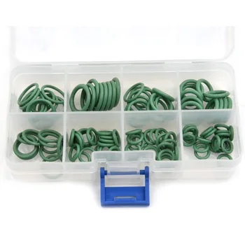 Gzhengtong Green 110pcs and 8 Sizes HNBR Car Van Air Conditioning Washer O-Ring Seal Set Rubber O Ring Seal Kit
Gzhengtong Green 110pcs and 8 Sizes HNBR Car Van Air Conditioning Washer O-Ring Seal Set Rubber O Ring Seal Kit