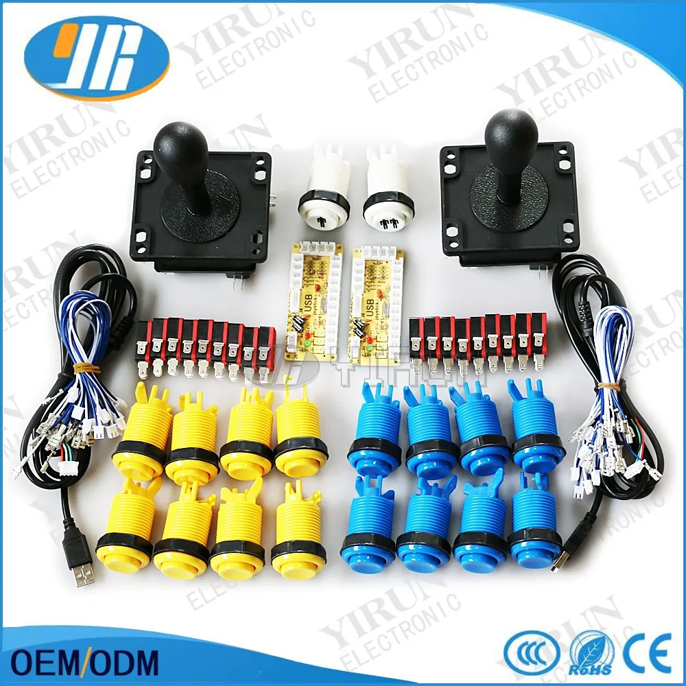 Arcade Game DIY kit for USB Zero Delay USB Encoder HAPP Arcade Joystick American style Push Button
Arcade Game DIY kit for USB Zero Delay USB Encoder HAPP Arcade Joystick American style Push Button