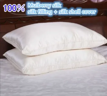 100% Mulberry silk Doupion 6A filling pillow Eco- Friendly pure natural silk 74 X 48 cm mulberry silk pillow customize
100% Mulberry silk Doupion 6A filling pillow Eco- Friendly pure natural silk 74 X 48 cm mulberry silk pillow customize