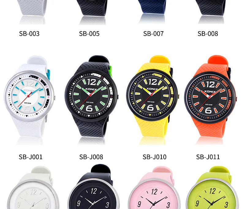 TOP Fashion Mens Watches Top Brand Luxury Sports Watches Waterproof 100M Quartz Watch Swimming Diving Hand Clock Montre Homme
