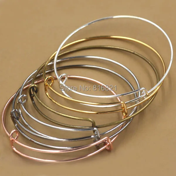 65mm Blank Metal Wired Bangle Settings DIY Findings Stuffs for European Charms Making Multi-color plated Brass
65mm Blank Metal Wired Bangle Settings DIY Findings Stuffs for European Charms Making Multi-color plated Brass