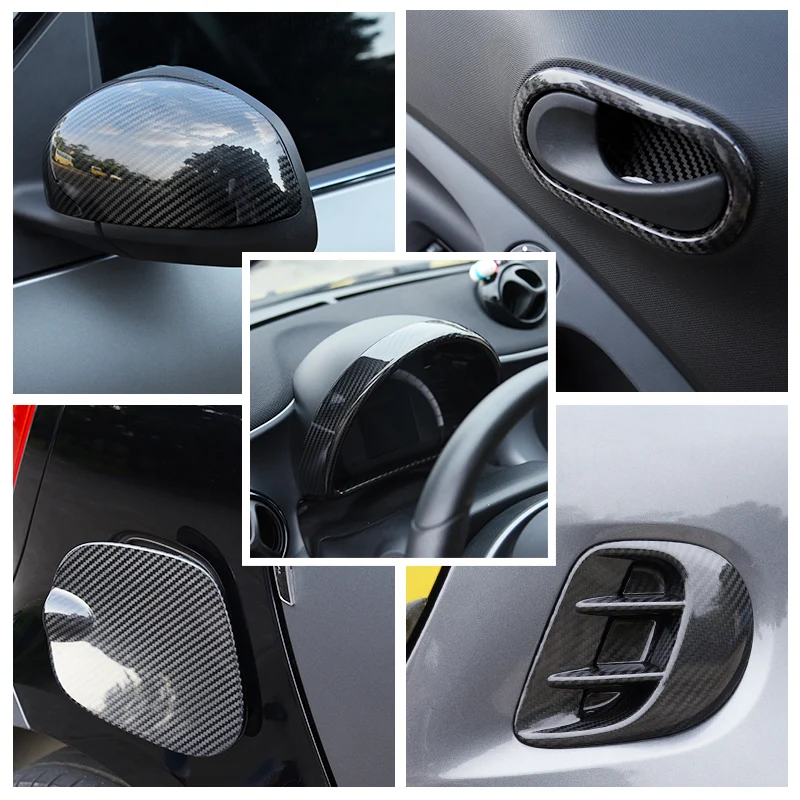 For Smart Fortwo Forfour 15-18 True Carbon Fiber Interior Rearview Mirror Shell Decoration Fuel Tank Cap Car Styling Accessories
For Smart Fortwo Forfour 15-18 True Carbon Fiber Interior Rearview Mirror Shell Decoration Fuel Tank Cap Car Styling Accessories
