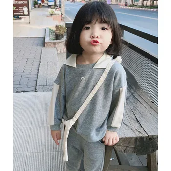 2PCS WLG boys girls spring autumn clothing set kids printed gray green casual t shirt and pant set children clothes
2PCS WLG boys girls spring autumn clothing set kids printed gray green casual t shirt and pant set children clothes