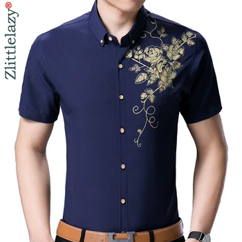 2019 brand casual quality luxury plus size short sleeve slim fit men shirt summer social dress shirts mens fashions jersey 41621 
2019 brand casual quality luxury plus size short sleeve slim fit men shirt summer social dress shirts mens fashions jersey 41621