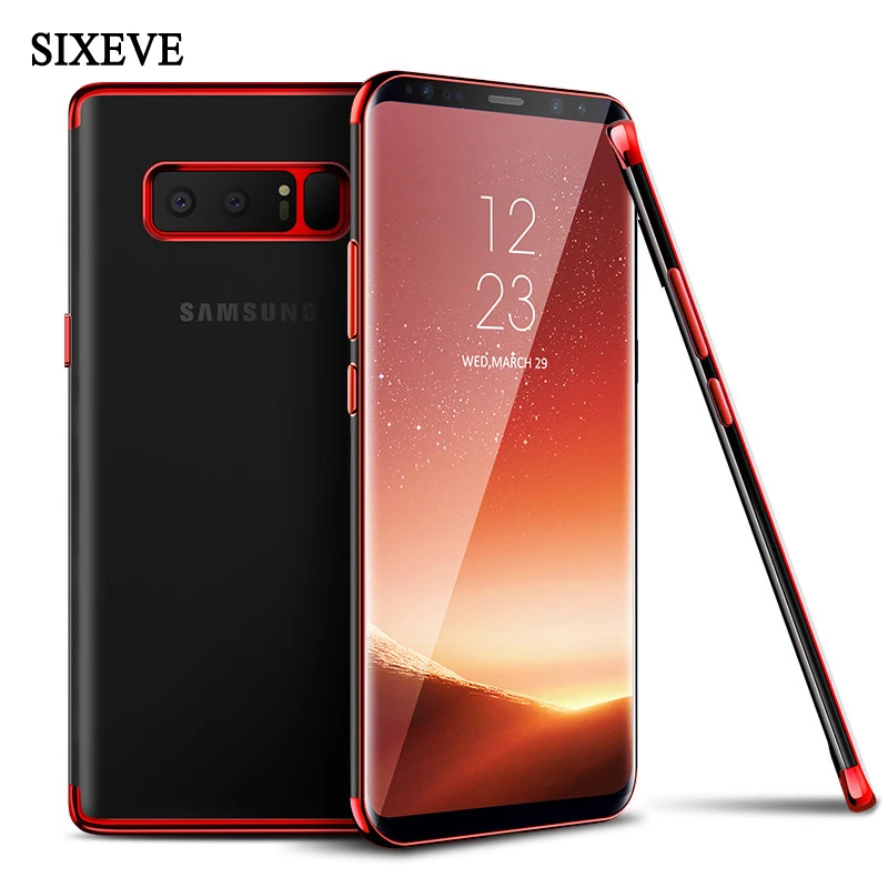 SIXEVE Transparent Silicone Case For Samsung Note 8 9 J2 J3 J5 2016 J7 2017 Prime J4 A6 2018 A8 A3 A5 A7 S8 S9 Plus + S7 S6 Edge
SIXEVE Transparent Silicone Case For Samsung Note 8 9 J2 J3 J5 2016 J7 2017 Prime J4 A6 2018 A8 A3 A5 A7 S8 S9 Plus + S7 S6 Edge