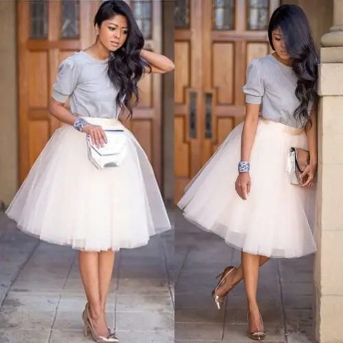 Elegant Womens Multi-Layers Tulle Skirt Midi Ball Gown Skirt Princess Ballet Mesh High Waist Skirt Tutu Dance Prom
Elegant Womens Multi-Layers Tulle Skirt Midi Ball Gown Skirt Princess Ballet Mesh High Waist Skirt Tutu Dance Prom