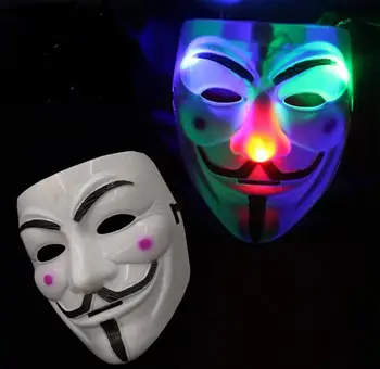 LED Cosplay Mask V For Vendetta Mask Toy Anonymous Movie Halloween Party Face March YH261
LED Cosplay Mask V For Vendetta Mask Toy Anonymous Movie Halloween Party Face March YH261