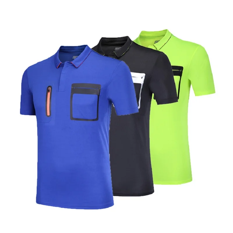 2018 Trainning & Exercise Polo Men's Soccer Football Referee Clothing Polyester Judge Uniform T-shirt
2018 Trainning & Exercise Polo Men's Soccer Football Referee Clothing Polyester Judge Uniform T-shirt