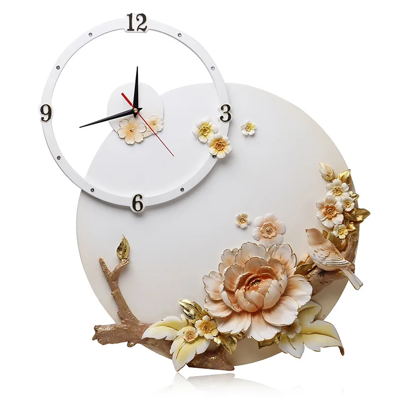 Creative bedroom flowers and birds figure wall clock modern home relojes de pared fashion mute clock decoration quartz clock
Creative bedroom flowers and birds figure wall clock modern home relojes de pared fashion mute clock decoration quartz clock