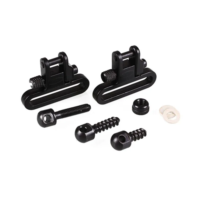 2 pcs Pro 1.25'' Sling Swivels Mount Ring with 3 pcs Screw Studs Push Button Quick Detach Sling Swivel Hunting Accessories
2 pcs Pro 1.25'' Sling Swivels Mount Ring with 3 pcs Screw Studs Push Button Quick Detach Sling Swivel Hunting Accessories