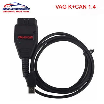 VAG K+CAN Commander 1.4 OBD2 Diagnostic Scanner Tool OBDII VAG 1.4 COM Cable VAG K CAN 16pin Male Com Cable
VAG K+CAN Commander 1.4 OBD2 Diagnostic Scanner Tool OBDII VAG 1.4 COM Cable VAG K CAN 16pin Male Com Cable