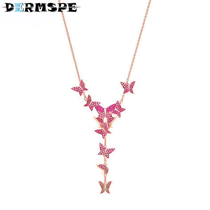DERMSPE SWA LILIA Butterfly Series Necklace Original Jewelry Designing Gifts For Women's Fashion Valentine's Day Present
DERMSPE SWA LILIA Butterfly Series Necklace Original Jewelry Designing Gifts For Women's Fashion Valentine's Day Present