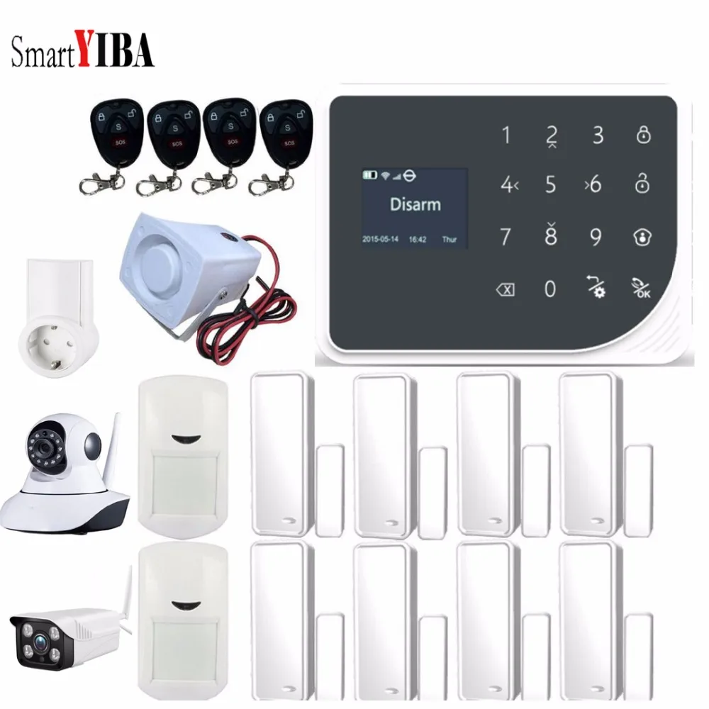 SmartYIBA WIFI Alarm System Android IOS APP Alarmas With Home Security Intruder Alarm Kits Smart Socket Control Home Appliances
SmartYIBA WIFI Alarm System Android IOS APP Alarmas With Home Security Intruder Alarm Kits Smart Socket Control Home Appliances