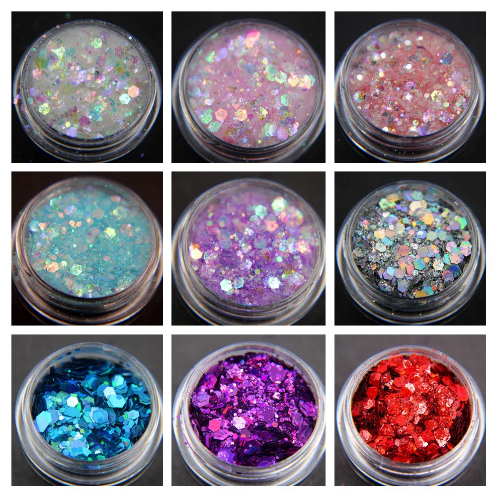1jar Shiny Nail Glitters Mix sizes Hexagon Glitter Sequins Candy color Paillettes Manicure Nail Art Decoration 3ml
1jar Shiny Nail Glitters Mix sizes Hexagon Glitter Sequins Candy color Paillettes Manicure Nail Art Decoration 3ml