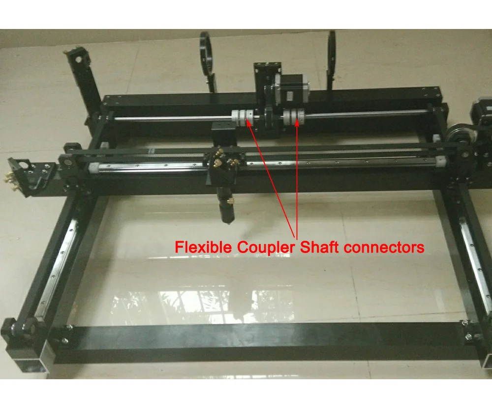 shaft connector in laser cutter engraver