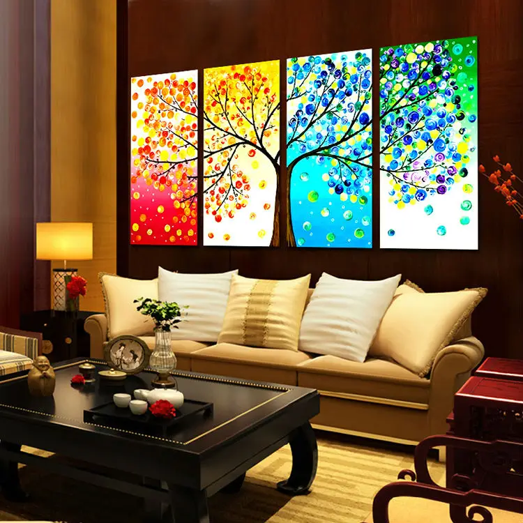 Handmade Needlework Cross Stitch Set Embroidery Kit Precise Printed Ping colored trees Pattern Cross-Stitching Home Decoration
Handmade Needlework Cross Stitch Set Embroidery Kit Precise Printed Ping colored trees Pattern Cross-Stitching Home Decoration
