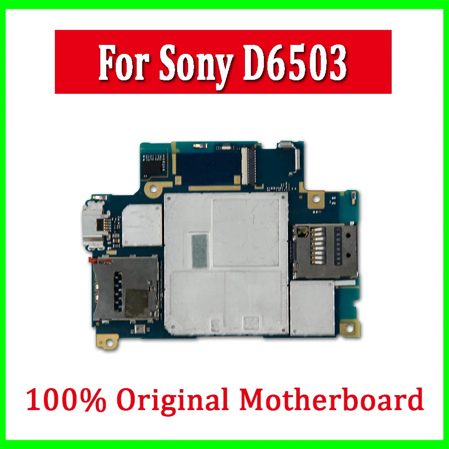 

100% Original unlocked for Sony Xperia Z2 L50W D6503 Motherboard,16gb Complete Logic Boards for Sony Z2 D6503,Free Shipping