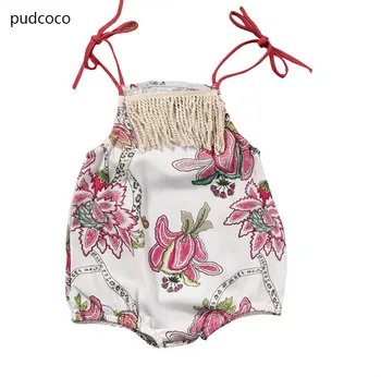 Newborn Infant Baby Girls Sleeveless Floral Print Tassels Bodysuits 2017 Cute Summer Strap Jumpsuit Outfits Sunsuits Clothes
Newborn Infant Baby Girls Sleeveless Floral Print Tassels Bodysuits 2017 Cute Summer Strap Jumpsuit Outfits Sunsuits Clothes