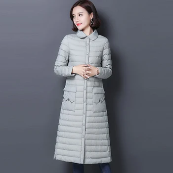 New Female Slim Down Jackets Winter Women Long Down Outwears Tops Spring Ladies Gray Black 90% White Duck Down Jacket YP2067
New Female Slim Down Jackets Winter Women Long Down Outwears Tops Spring Ladies Gray Black 90% White Duck Down Jacket YP2067