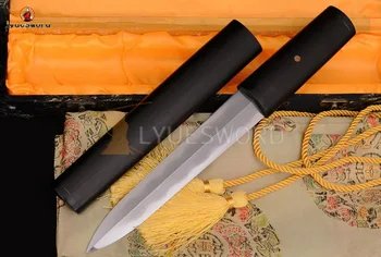 LYUESWORD Traditional Folded Steel Abrasive Polish Very Sharp Blade Chinese Sword JIAN CLAY TEMPERED Ebony OX Horn Saya Real
LYUESWORD Traditional Folded Steel Abrasive Polish Very Sharp Blade Chinese Sword JIAN CLAY TEMPERED Ebony OX Horn Saya Real