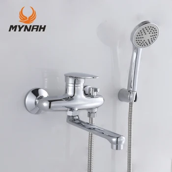 MYNAH Russia free shipping Bathroom Shower Faucet Bath Faucet Mixer Tap With Hand Shower Head Set Wall Mounted Brand MYNAH
MYNAH Russia free shipping Bathroom Shower Faucet Bath Faucet Mixer Tap With Hand Shower Head Set Wall Mounted Brand MYNAH