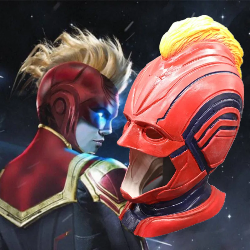 Latex Helmet Captain Marvel Carol Danvers Superohero Mask Women Cosplay Helmet Costume Halloween Party Prop
Latex Helmet Captain Marvel Carol Danvers Superohero Mask Women Cosplay Helmet Costume Halloween Party Prop