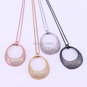 Latest Design 5Pcs New Fashion copper micro pave cz zircon hollow out metal pendants necklaces for women Jewelry
Latest Design 5Pcs New Fashion copper micro pave cz zircon hollow out metal pendants necklaces for women Jewelry