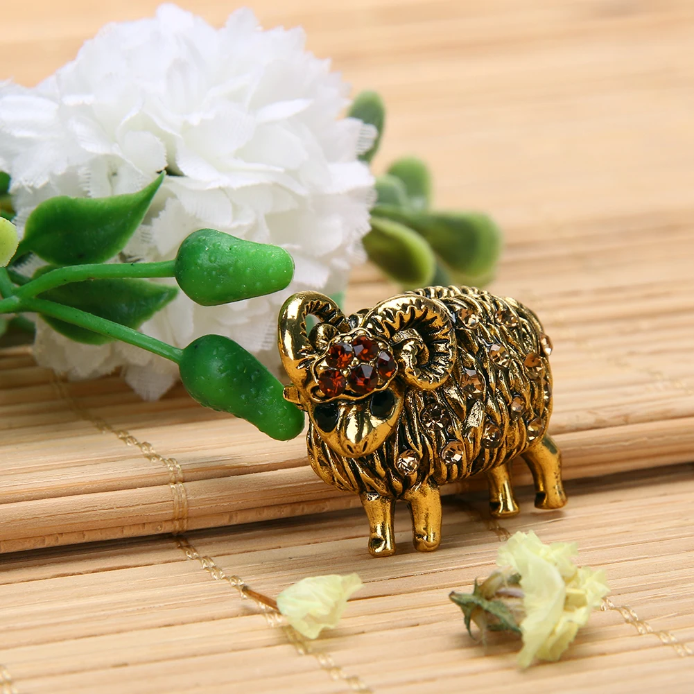 Vintage Retro Rams Brooch Pins Alloy Sheep Brooches Clips Scarf Accessories Christmas Gift
Vintage Retro Rams Brooch Pins Alloy Sheep Brooches Clips Scarf Accessories Christmas Gift
