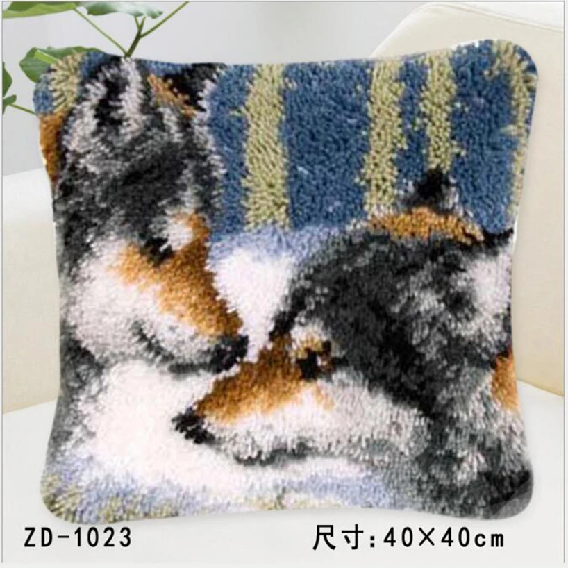 Arts,Crafts & Sewing, needlework, Latch Hook, wolf lover,Embroidery pillowercover, animal pillow case,unfinished diy craft ZC121
Arts,Crafts & Sewing, needlework, Latch Hook, wolf lover,Embroidery pillowercover, animal pillow case,unfinished diy craft ZC121