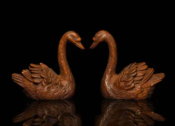 Christmas Collect Chinese Folk FengShui Boxwood Wood Carving goose swan cygnus Statue Pair New Year
Christmas Collect Chinese Folk FengShui Boxwood Wood Carving goose swan cygnus Statue Pair New Year