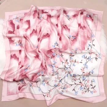 Ink Floral Prints Large Square Silk Scarf Shawl Women 100% Twill Silk Scarf Hijab 88x88cm Female Gifts
Ink Floral Prints Large Square Silk Scarf Shawl Women 100% Twill Silk Scarf Hijab 88x88cm Female Gifts