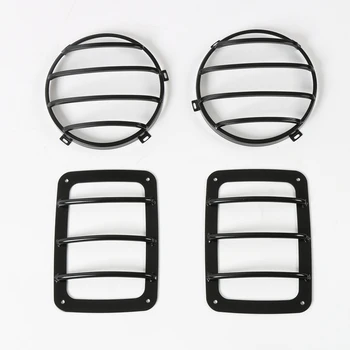 YAQUICKA 4Pcs/Set Car Front Head Light Cover and Back Rear Tail Light Cover Trim For Wrangler 2007-2016 Styling Mouldings Steel
YAQUICKA 4Pcs/Set Car Front Head Light Cover and Back Rear Tail Light Cover Trim For Wrangler 2007-2016 Styling Mouldings Steel