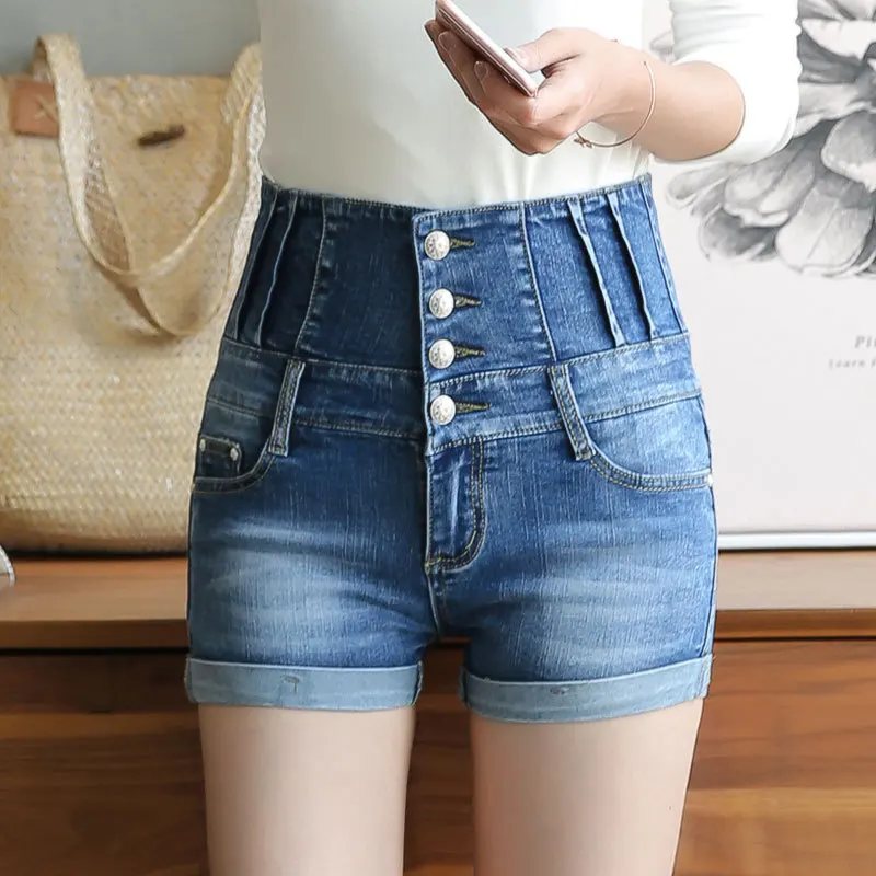 High Waist Button Jeans Shorts 2019 Summer Fashion Ladies Back Waist Lace Up Jeans Shorts Plus Size Cuffs Shorts For Wome
High Waist Button Jeans Shorts 2019 Summer Fashion Ladies Back Waist Lace Up Jeans Shorts Plus Size Cuffs Shorts For Wome