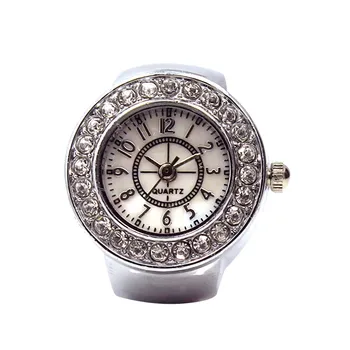Women's Watches Quartz Analog Watch Creative Stainless Steel Cool Elastic Finger Ring Watch relogio feminino Rhinestone ClockB40
Women's Watches Quartz Analog Watch Creative Stainless Steel Cool Elastic Finger Ring Watch relogio feminino Rhinestone ClockB40