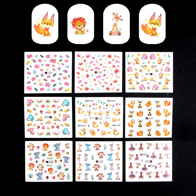 YWK 44 Designs New Decals Catoon Flower Designs Nail Art Water Transfer Stickers Full Wraps Nail Tips Decoration
YWK 44 Designs New Decals Catoon Flower Designs Nail Art Water Transfer Stickers Full Wraps Nail Tips Decoration