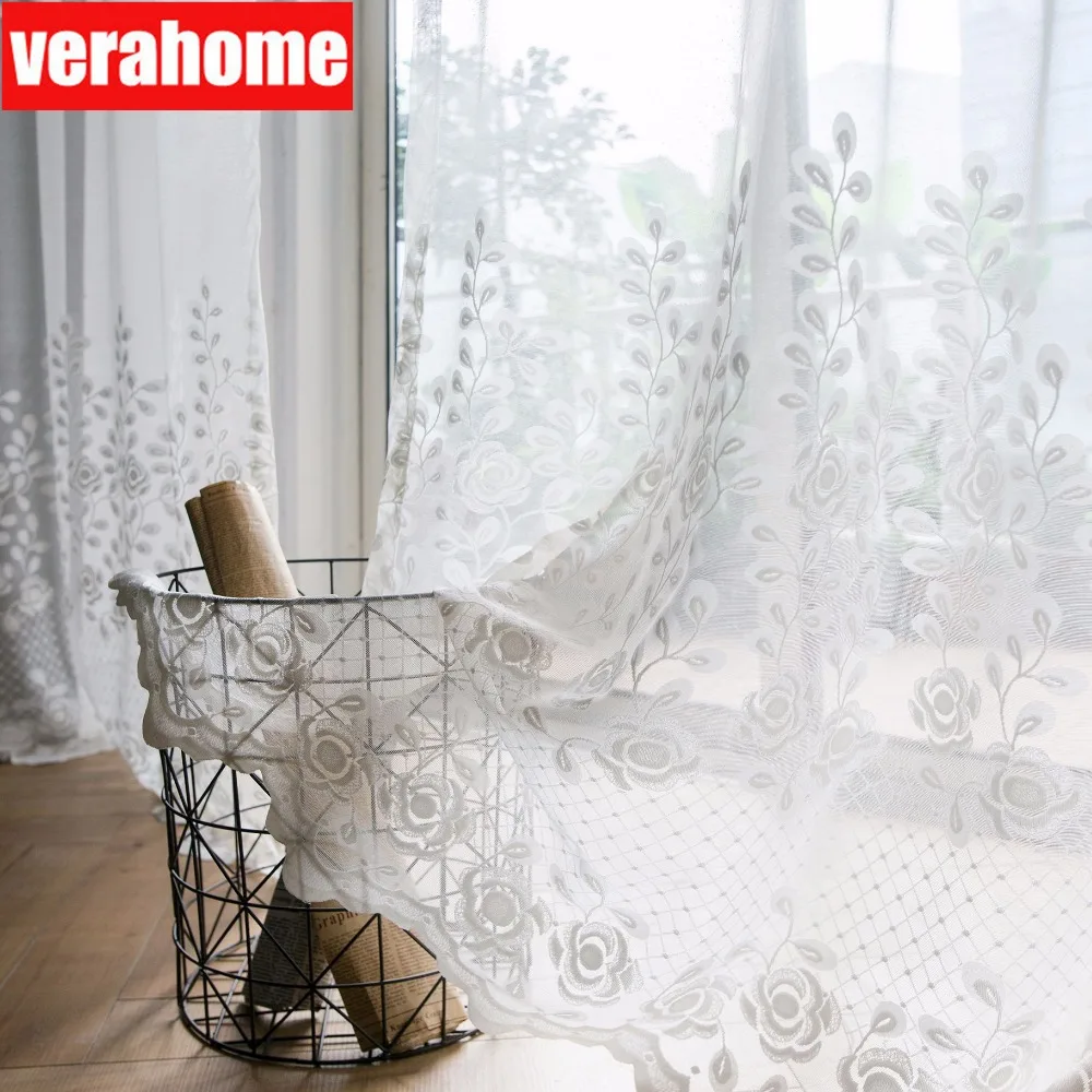 Modern simplicity Solid jacquard white rose floral tulle Voile sheers curtains for living room bedroom windows
Modern simplicity Solid jacquard white rose floral tulle Voile sheers curtains for living room bedroom windows