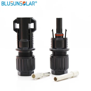 50 Pairs/ Lot 100% Pure PPO Material 10mm sq Solar Panel Connector Male Female Connectors with CNC pin LJ0130
50 Pairs/ Lot 100% Pure PPO Material 10mm sq Solar Panel Connector Male Female Connectors with CNC pin LJ0130