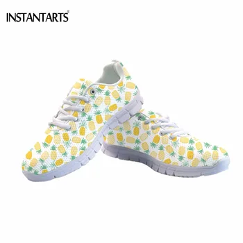 INSTANTARTS Autumn Spring Girls Flats Shoes Funny Fruit Pineapple Print Women Mesh Flat Shoes Fashion Student Breathable Sneaker
INSTANTARTS Autumn Spring Girls Flats Shoes Funny Fruit Pineapple Print Women Mesh Flat Shoes Fashion Student Breathable Sneaker