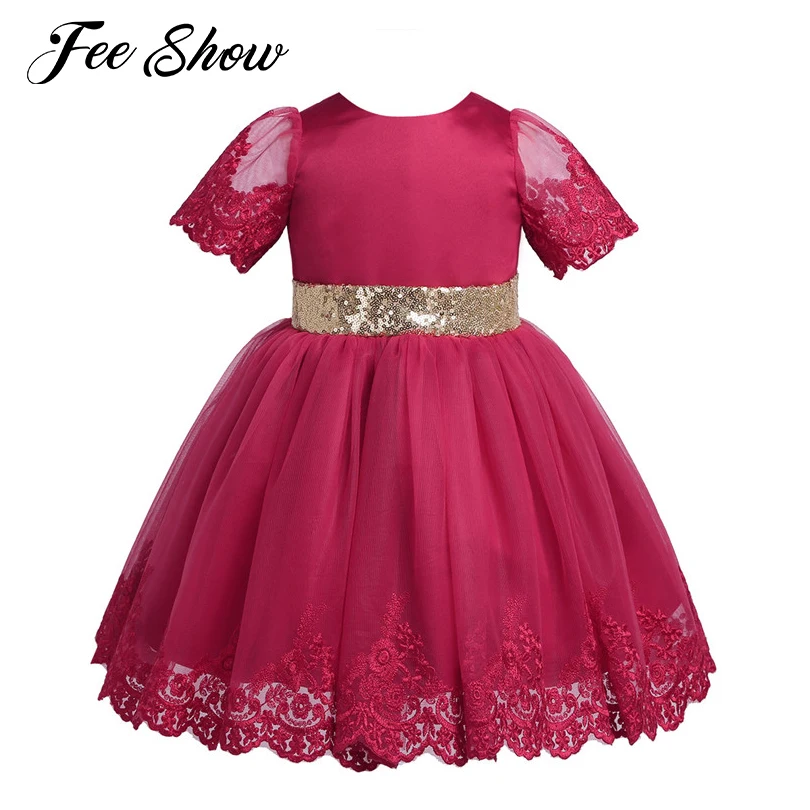 Baby Girls Embroidered Short Sleeves Sequined Bowknot Flower Girl Dress Princess Pageant Wedding Bridesmaid Birthday Party Dress
Baby Girls Embroidered Short Sleeves Sequined Bowknot Flower Girl Dress Princess Pageant Wedding Bridesmaid Birthday Party Dress