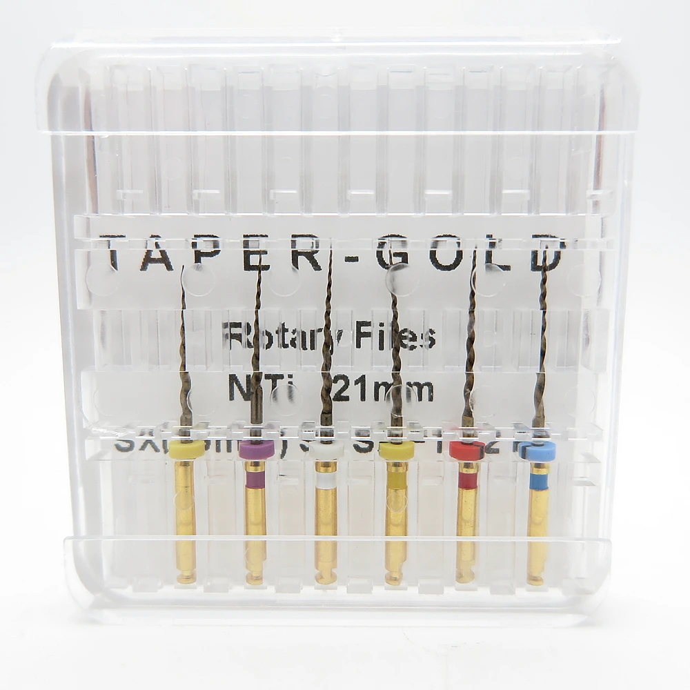 Oralsply TAPER-GOLD Rotary Files NiTi Drills SX-F3 Assorted Dental Endodontic Endo Root Canal Instruments
Oralsply TAPER-GOLD Rotary Files NiTi Drills SX-F3 Assorted Dental Endodontic Endo Root Canal Instruments