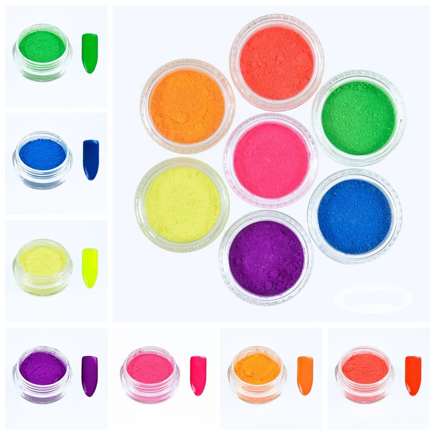 7 Boxes Neon Pigment Powder 3g/Box Ombre Neon Pigments Gradient Nail Neon Powder Gradient Pigments Dust For UV Gel 7 jars/set
7 Boxes Neon Pigment Powder 3g/Box Ombre Neon Pigments Gradient Nail Neon Powder Gradient Pigments Dust For UV Gel 7 jars/set