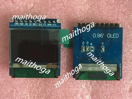 maithoga 0.96 inch 9PIN Red Green Blue OLED Module CTP SSD1303 Drive IC 96*64 SPI Interface
maithoga 0.96 inch 9PIN Red Green Blue OLED Module CTP SSD1303 Drive IC 96*64 SPI Interface