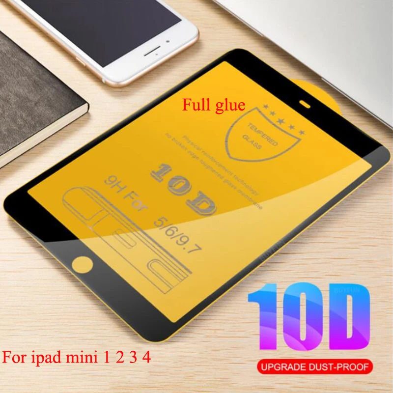 50pcs/lot 10D Full glue tempered glass for ipad mini 12 3 screen protector for iPad mini 4 protective film glass white&black
50pcs/lot 10D Full glue tempered glass for ipad mini 12 3 screen protector for iPad mini 4 protective film glass white&black